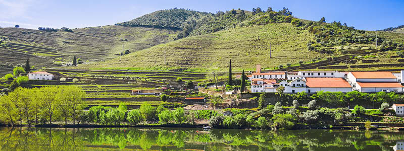 Pinhao i norra Portugal.